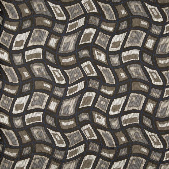 D864 Zion/Storm by Charlotte Designer Fabric Contemporary Wovens II 100% Woven Polyester Asia Exceeds 42,000 Wyzenbeek Rubs (Heavy Duty) Horizontal 11.5" x Vertical 7.5" 54 Inches - Swanky Fabrics -