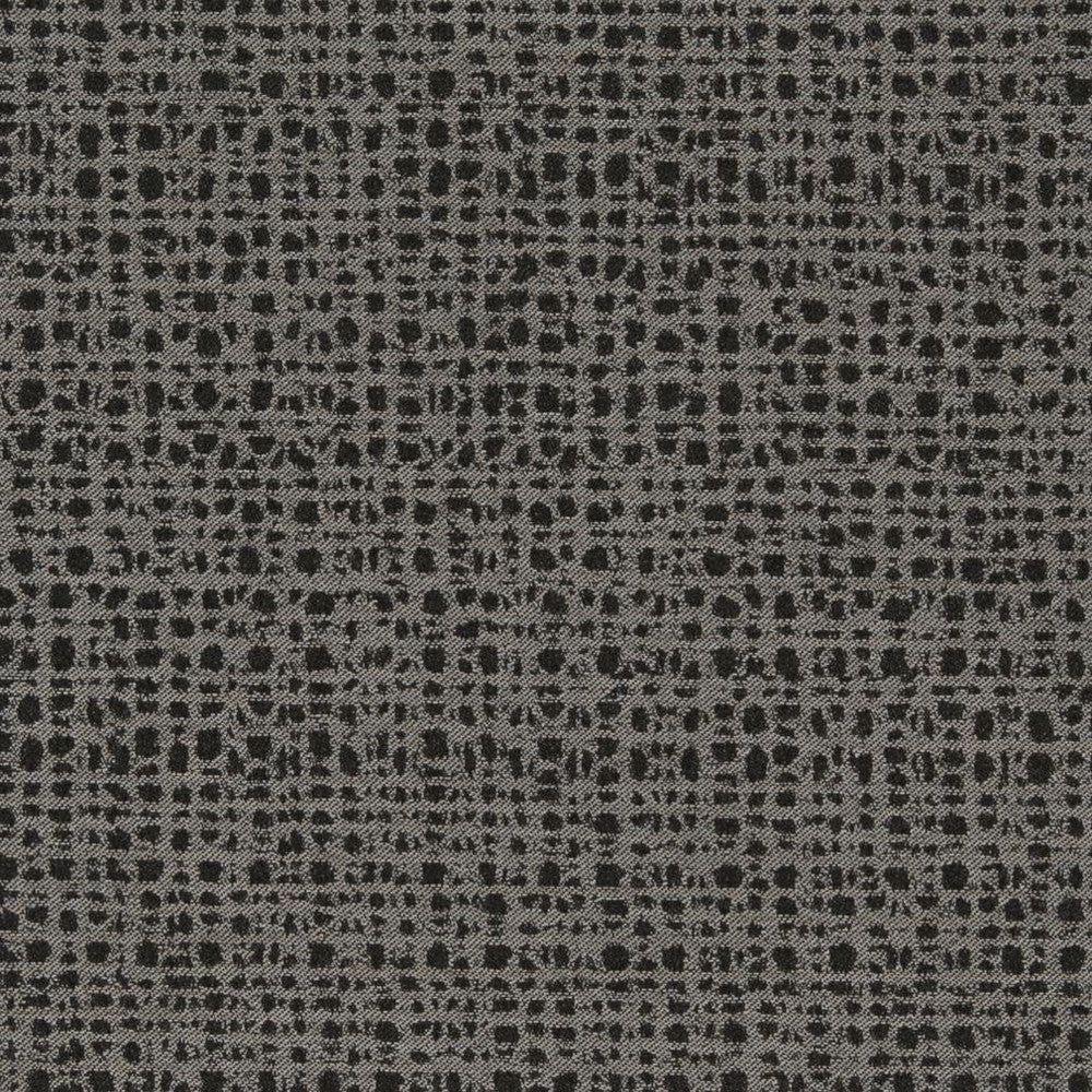 D881 Crosshatch/Coal by Charlotte Designer Fabric Durables III 100% Woven Polyester Made In USA Exceeds 100,000 Wyzenbeek Rubs (Heavy Duty) No Repeat 54 Inches - Swanky Fabrics -