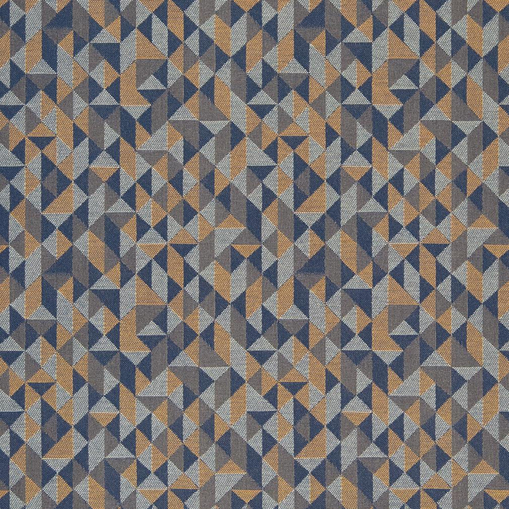 D893 Epic/Cobalt by Charlotte Designer Fabric Durables III 100% Woven Polyester Made In USA Exceeds 100,000 Wyzenbeek Rubs (Heavy Duty) Horizontal 7.25" x Vertical 7.25" 54 Inches - Swanky Fabrics -