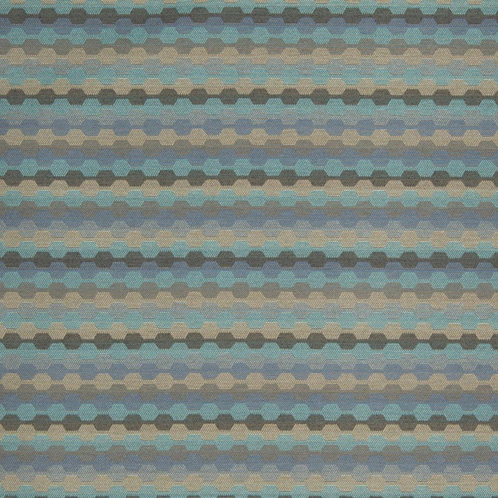 D918 Rope/Azure by Charlotte Designer Fabric Durables III 100% Woven Polyester Made In USA Exceeds 100,000 Wyzenbeek Rubs (Heavy Duty) </p><p>Repeat: Horizontal: 1" x Vertical: 7.25" 54 Inches - Swanky Fabrics -