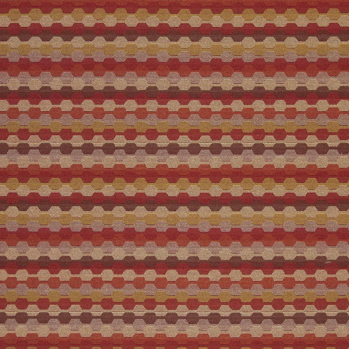 D921 Rope/Spice by Charlotte Designer Fabric Durables III 100% Woven Polyester Made In USA Exceeds 100,000 Wyzenbeek Rubs (Heavy Duty) </p><p>Repeat: Horizontal: 1" x Vertical: 7.25" 54 Inches - Swanky Fabrics -