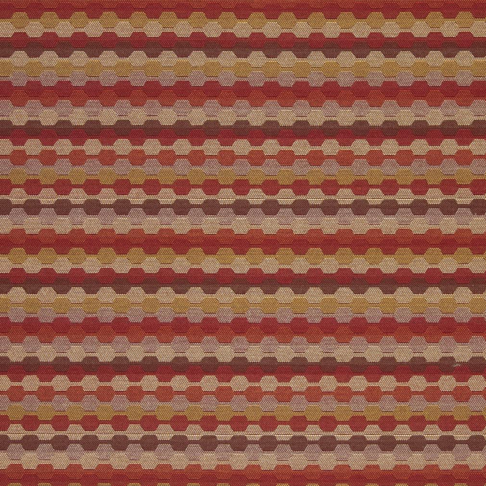 D921 Rope/Spice by Charlotte Designer Fabric Durables III 100% Woven Polyester Made In USA Exceeds 100,000 Wyzenbeek Rubs (Heavy Duty) Horizontal 1" x Vertical 7.25" 54 Inches - Swanky Fabrics -
