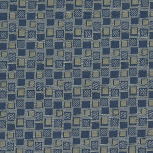 Charlotte Fabric D925 Squares/Navy