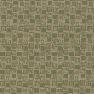 Charlotte Fabric D926 Squares/Sage