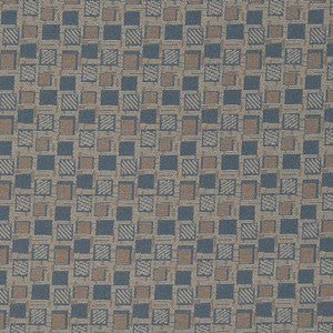 Charlotte Fabric D927 Squares/Sapphire