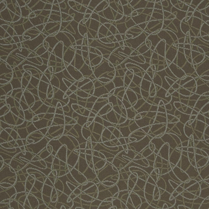 D931 Squiggles/Chocolate by Charlotte Designer Fabric Durables III 100% Woven Polyester Made In USA Exceeds 100,000 Wyzenbeek Rubs (Heavy Duty) </p><p>Repeat: Horizontal: 7.25" x Vertical: 7.25" 54 Inches - Swanky Fabrics -