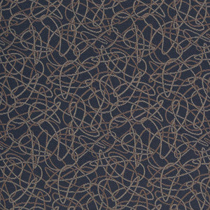 Charlotte Fabric D933 Squiggles/Navy