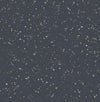 Seabrook Designs Wallpaper Paint Splatter Midnight Blue and Metallic Gold DA60810
