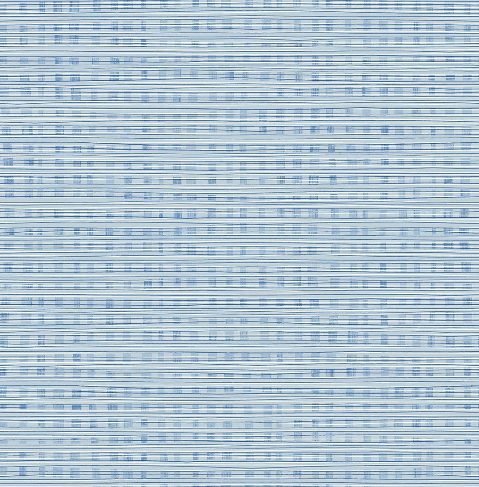 Weave Sky Blue DA61302 by Seabrook Designs Designer Wallpaper