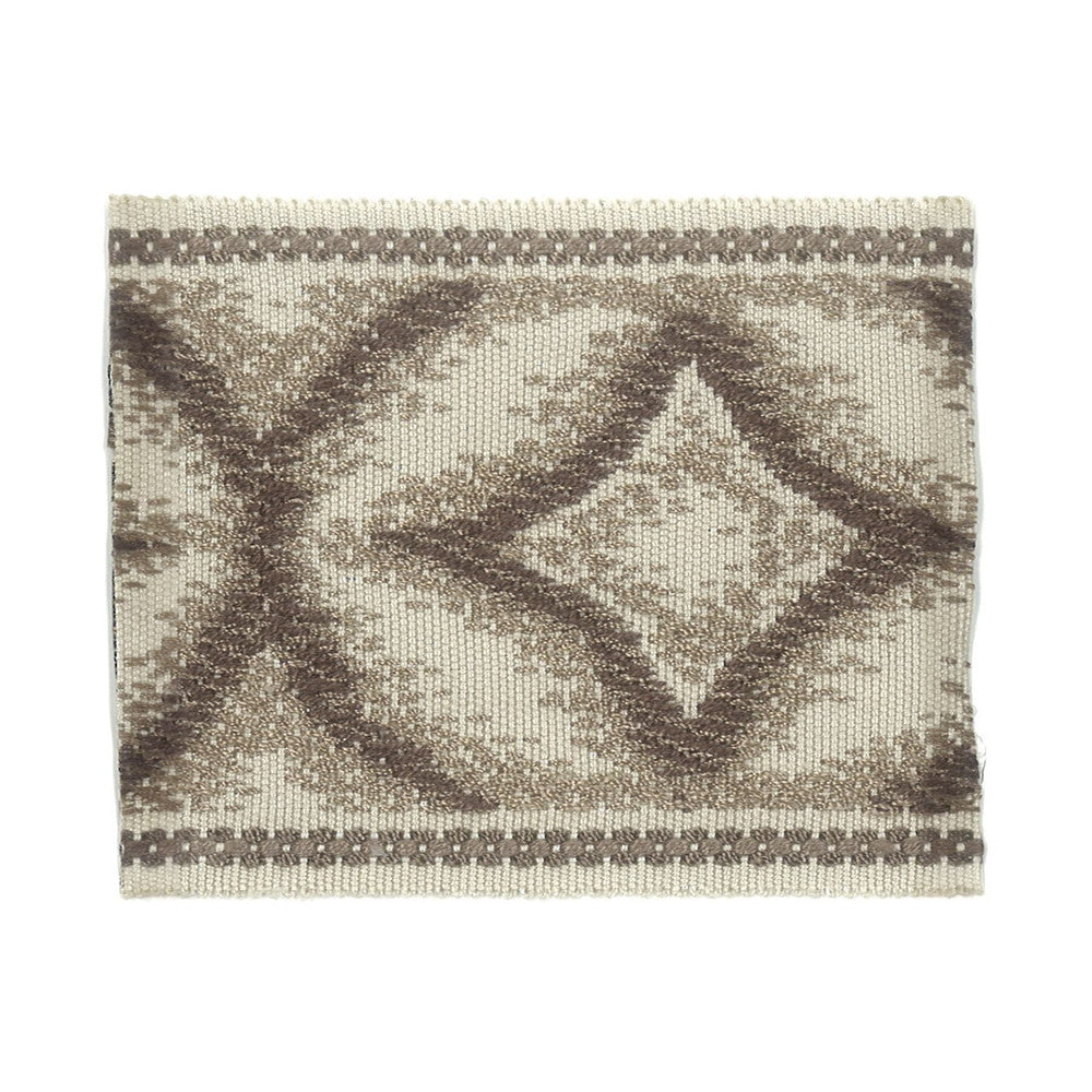 Dactyl 6 Truffle by Stout Designer Trim NEW WORLD TRIM VOLUME II 100%SVI CHINA </p><p>Repeat: 0 3 in - Swanky Fabrics -