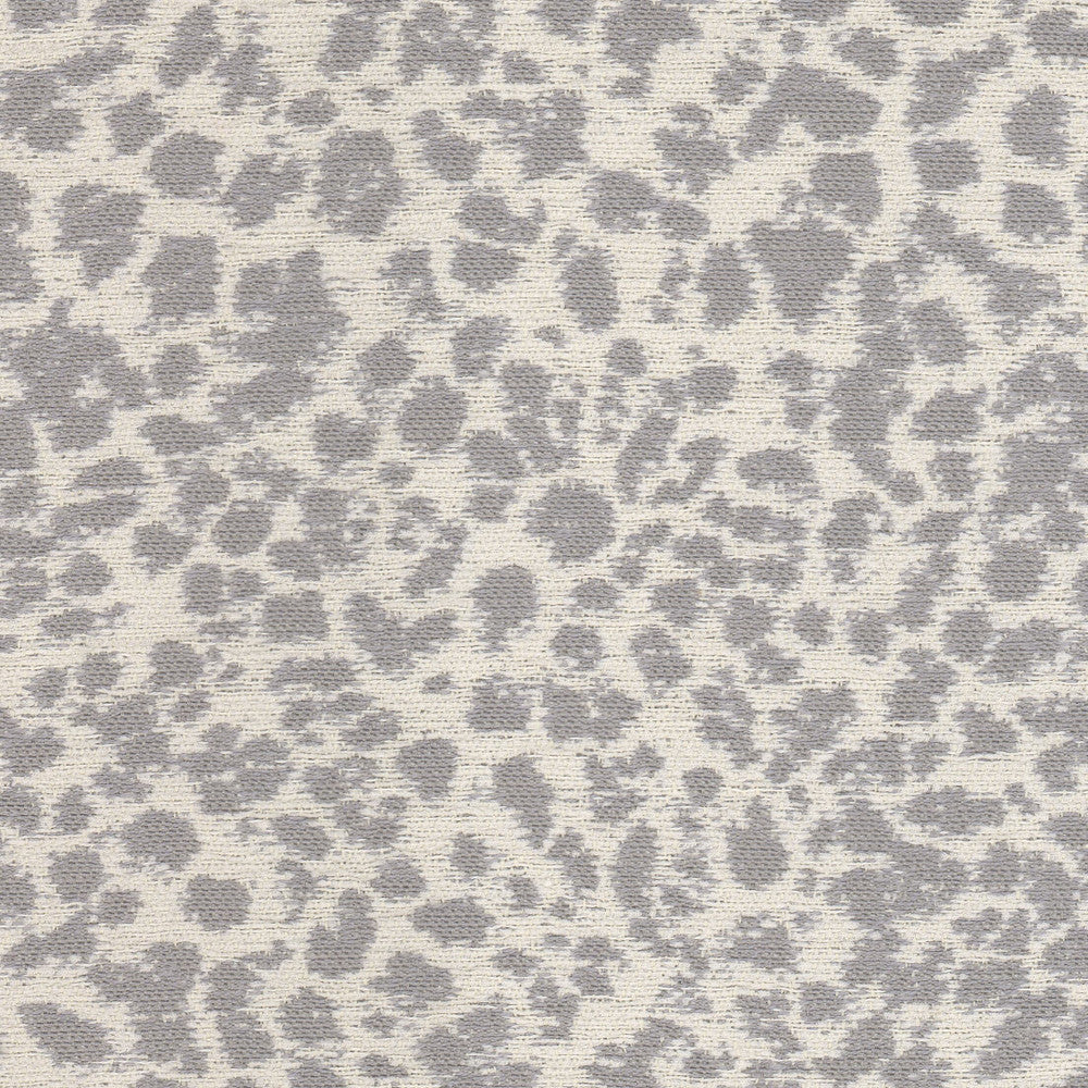 Dalmation 1 Smoke by Stout Designer Fabric LIVING IS EASY GREY/SLATE 62%POL 38%PLO USA Horizontal: 13.750 and Vertical: 12.750 55 in - Swanky Fabrics -