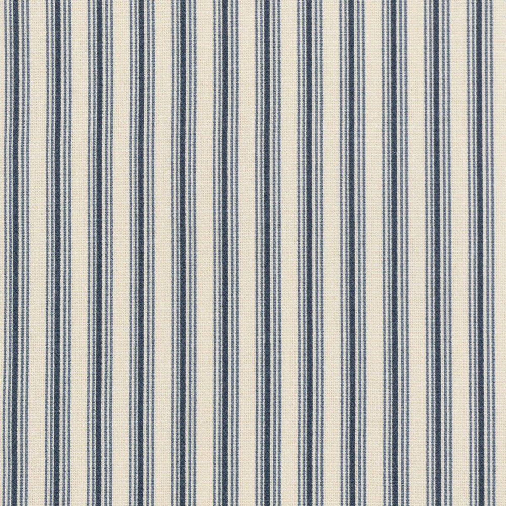 Dalton 2 Pacific by Stout Designer Fabric JUST STRIPES DENIM/SLATE 100%COT USA PERFORMANCE RATED FABRIC FLAME RETARDANT-U.F.A.C. CLASS 1 CATB 117-2013 WYZENBEEK 45 000 DOUBLE RUB WEAR TEST (HEAVY DUTY) Horizontal: 0.500 and Vertical: 0.000 56.5 in - Swanky Fabrics -
