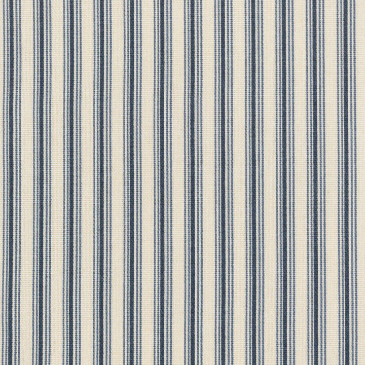 Dalton 2 Pacific by Stout Designer Fabric JUST STRIPES DENIM/SLATE 100%COT USA PERFORMANCE RATED FABRIC FLAME RETARDANT-U.F.A.C. CLASS 1 CATB 117-2013 WYZENBEEK 45 000 DOUBLE RUB WEAR TEST (HEAVY DUTY) Horizontal: 0.500 and Vertical: 0.000 56.5 in - Swanky Fabrics -