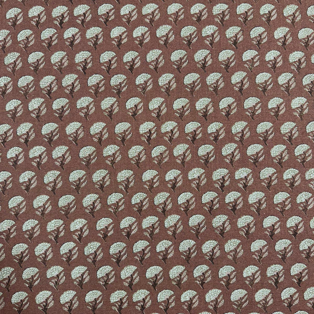 Dandy Brick by Magnolia Designer Fabric - 50 Cotton, 35 Viscose, 15 Linen India 80000 Horizontal: 1 and Vertical: 2 54 - Swanky Fabrics -