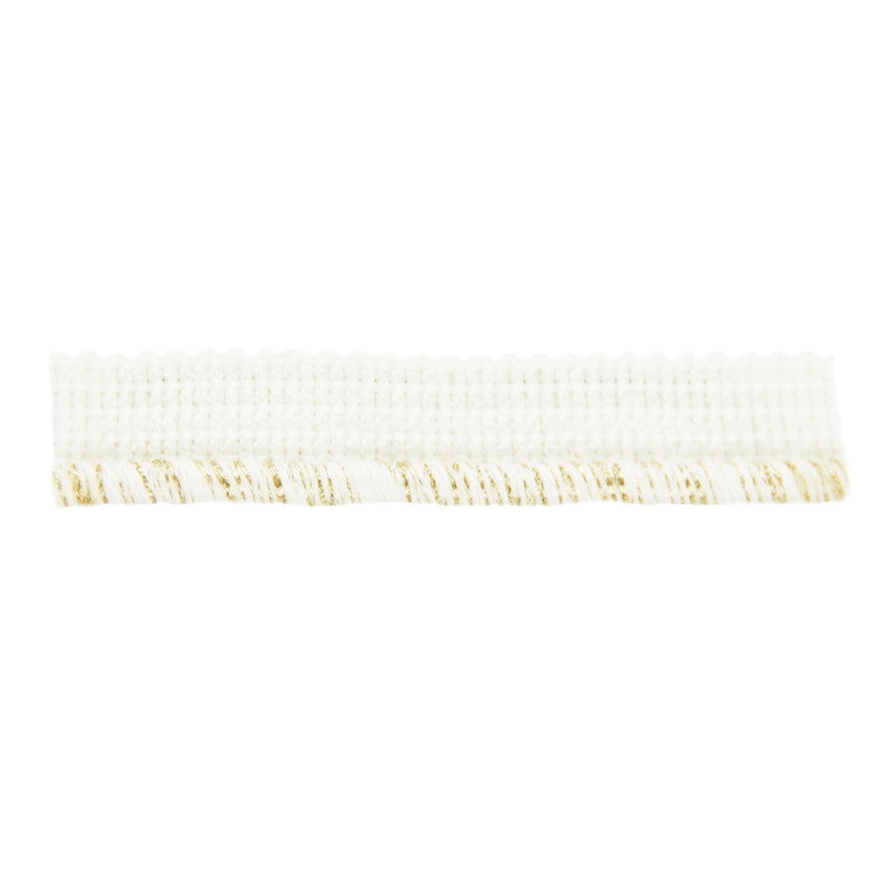 Dardan 3 Birch by Stout Designer Trim Moondust Trim 30% Cotton 29% Acrylic 27% Linen 10% Spun Viscose 4% Metallic ITALY Horizontal: 0.25 and Vertical: 0.25 0.25 in - Swanky Fabrics -