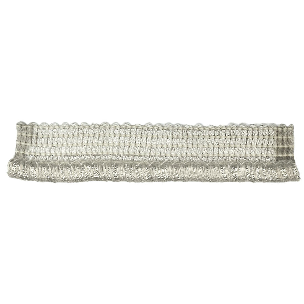 Dardan 5 Dusk by Stout Designer Trim Moondust Trim 30% Cotton 29% Acrylic 27% Linen 10% Spun Viscose 4% Metallic ITALY Horizontal: 0.25 and Vertical: 0.25 0.25 in - Swanky Fabrics -