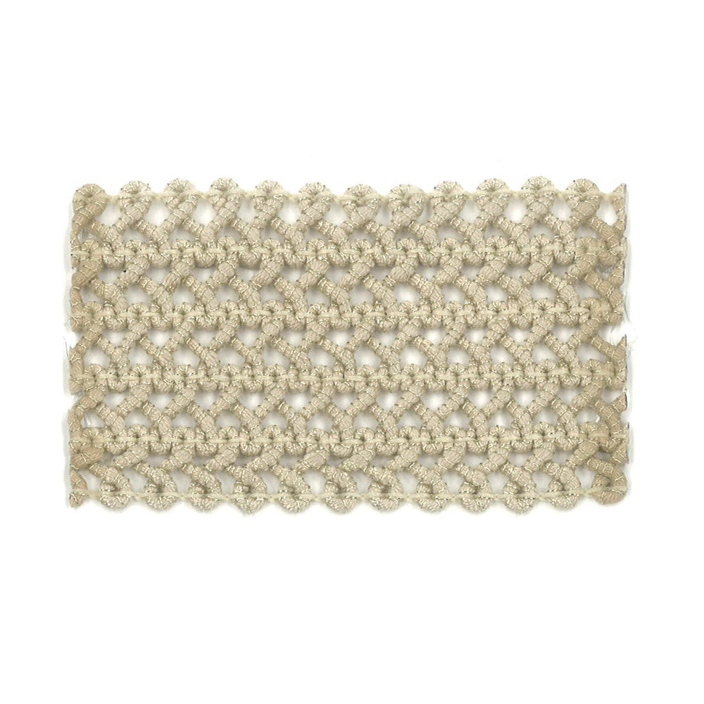 Darning 1 Fawn by Stout Designer Trim NEW WORLD TRIM VOLUME II 98%SVI 2%MTL ITALY Horizontal: 0 and Vertical: 0 2.13 in - Swanky Fabrics -