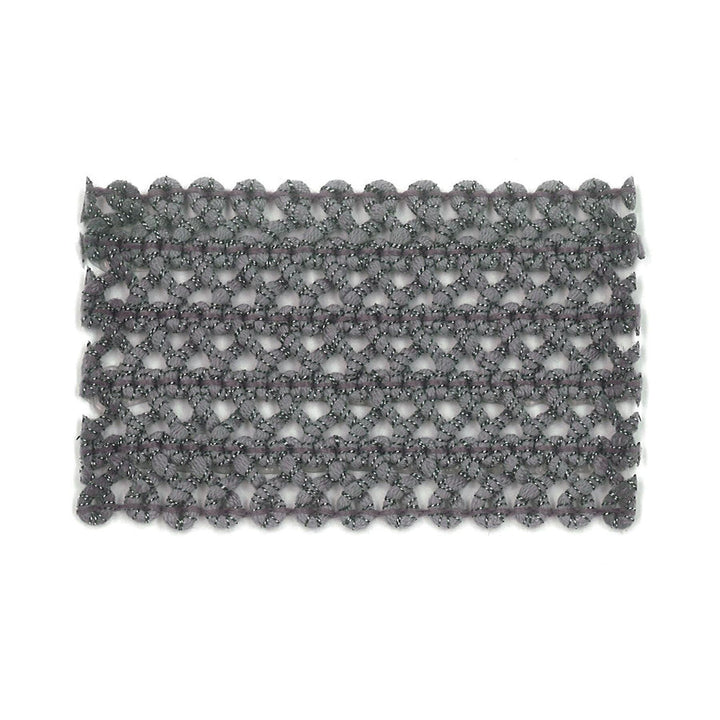 Darning 5 Silver by Stout Trim Stout Trim Darning 5 SilverTrim NEW WORLD TRIM VOLUME II ITALY </p><p>Repeat: H: 0.000, V: 0.000 2.13 in - Fabric Carolina -