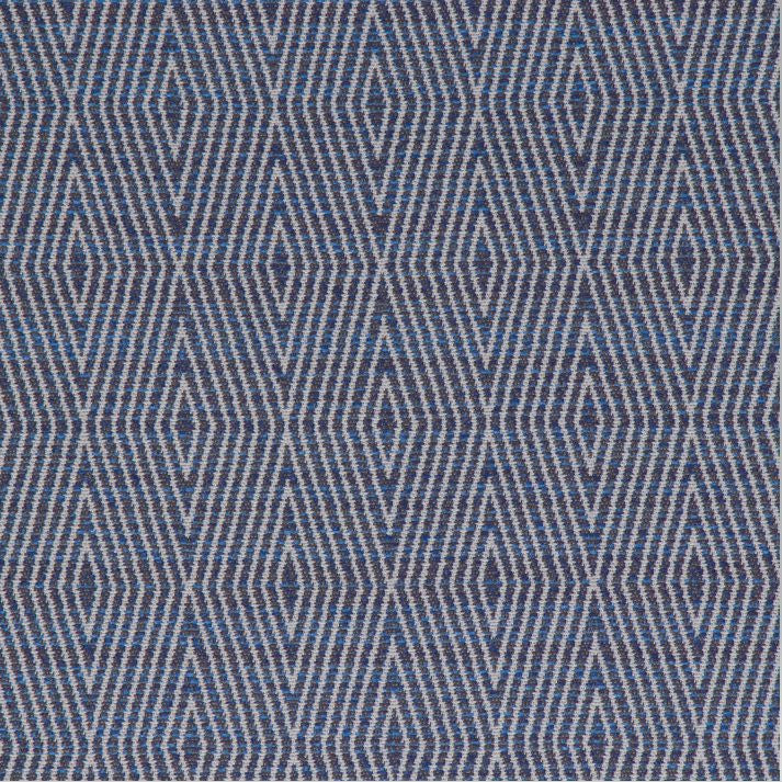 Dart Ink by Bella-Dura Designer Fabric  100% BELLA DURA POLYOLEFIN USA 70000 H: 2.25'' V: 3.25'' 53.75''  - Swanky Fabrics -