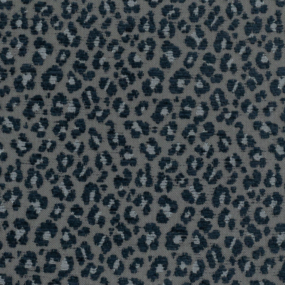 Dauphine 2 Ink by Stout Designer Fabric COMFORTABLE LIVING HAZE/NAVY 100%POL MEXICO MARTINDALE WEAR TEST (50 000 CIRCULAR RUBS) Horizontal: 3.250 and Vertical: 4.000 54 in - Swanky Fabrics -