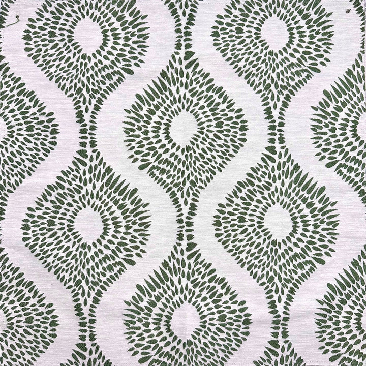 Emb By Lomasi B Emerald by Europatex Designer Fabric Embroideries by Lomasi 70% Polyester, 15% Cotton, 15% Linen 9.71" H, 9.89" V 54.00 inches - Swanky Fabrics -