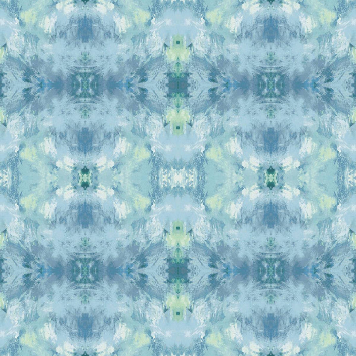 Kaleidoscope Blue DBW1000 by Daisy Bennett Designs Designer Wallpaper