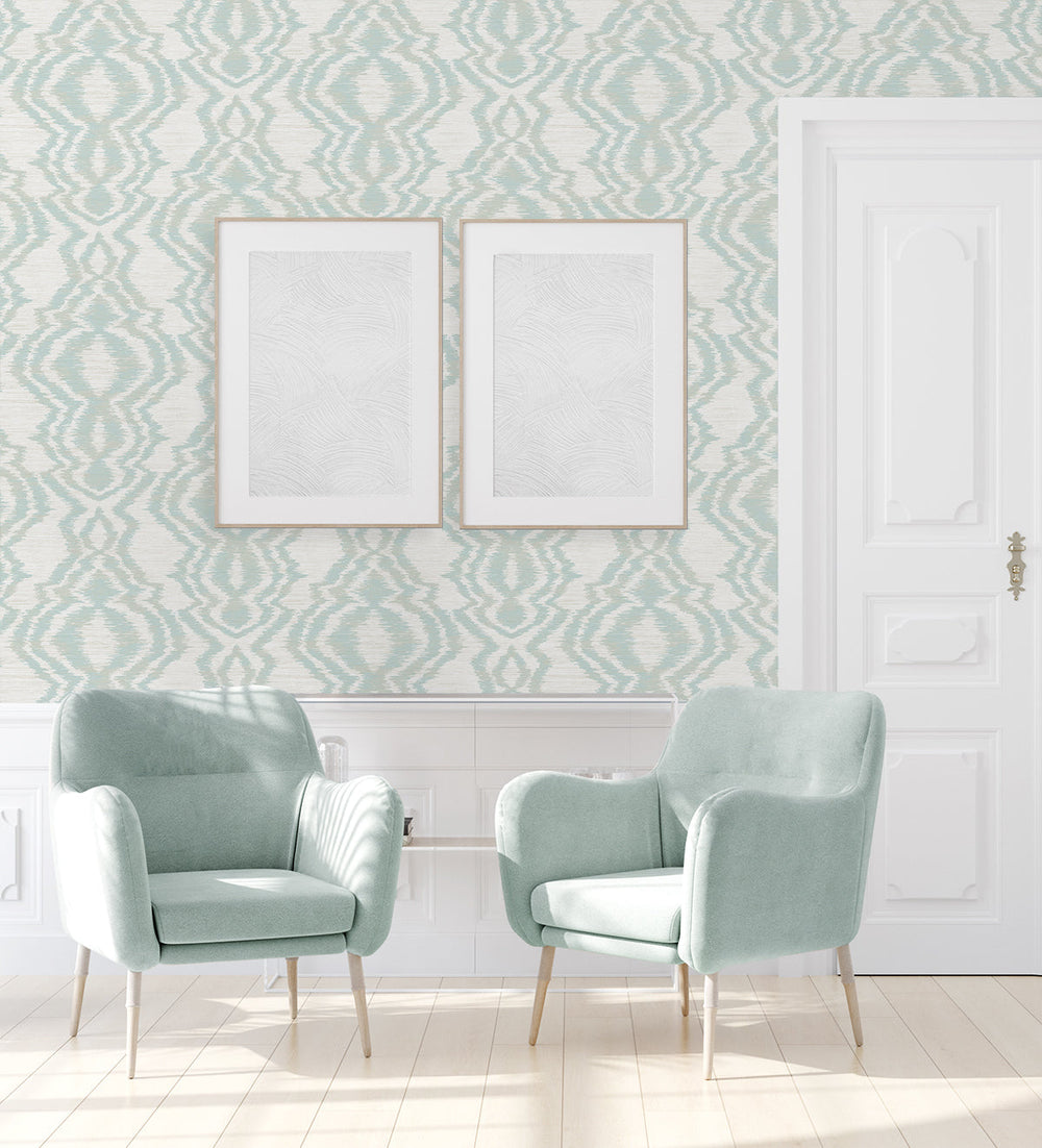 Moirella Seaglass DBW8002 by Daisy Bennett Designs Designer Wallpaper