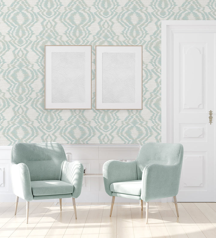 Moirella Seaglass DBW8002 by Daisy Bennett Designs Designer Wallpaper