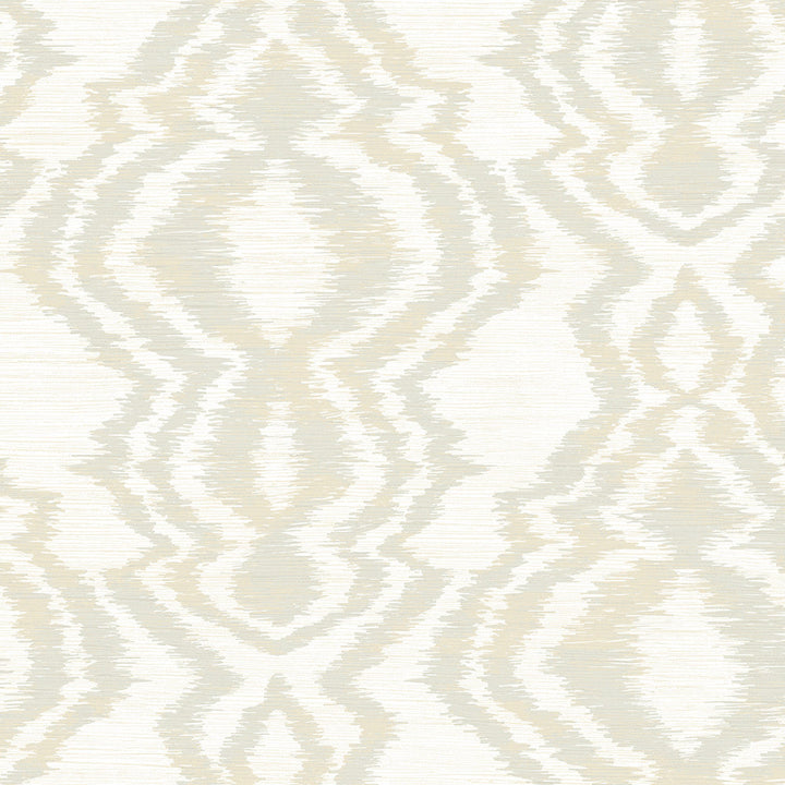 Moirella Taupe DBW8004 by Daisy Bennett Designs Designer Wallpaper