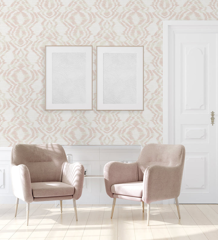 Moirella Blush DBW8006 by Daisy Bennett Designs Designer Wallpaper