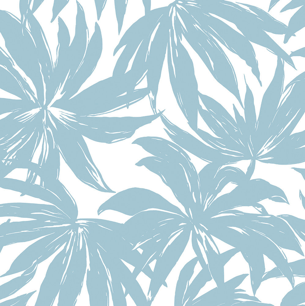 Palma Light Blue DBW9110 by Daisy Bennett Designs Designer Wallpaper