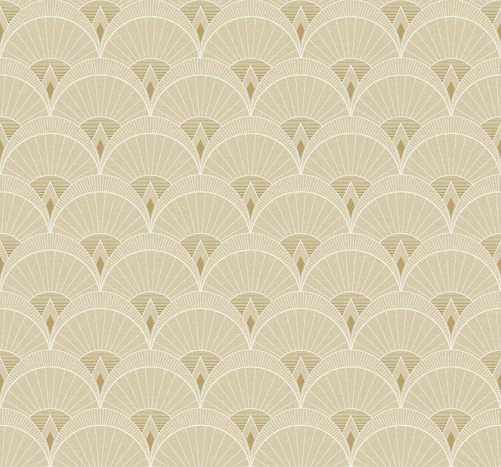 Chrysler Arches Soft Beige DC60306 by Collins & Company Designer Wallpaper