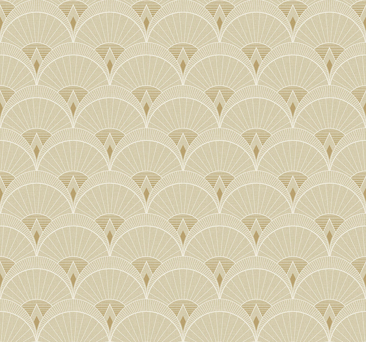 Chrysler Arches Soft Beige DC60306 by Collins & Company Designer Wallpaper