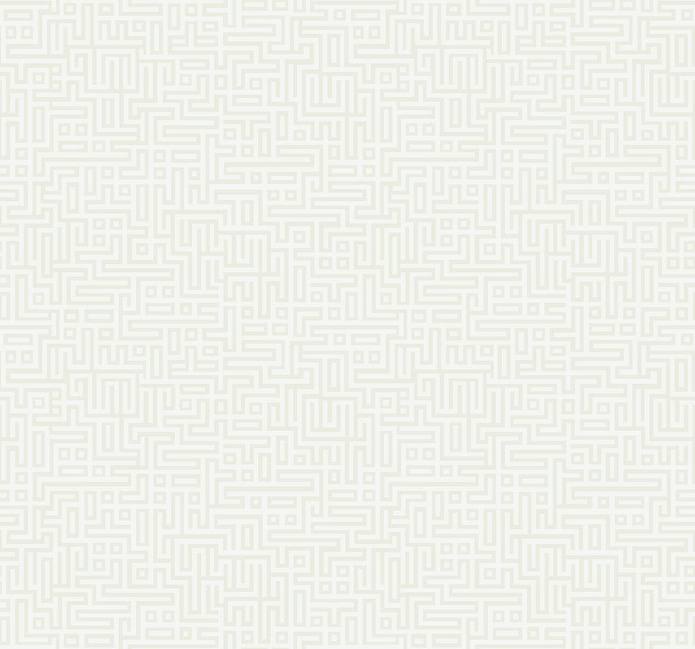 Rockefellar Maze Metallic Pearl DC60930 by Collins & Company Designer Wallpaper