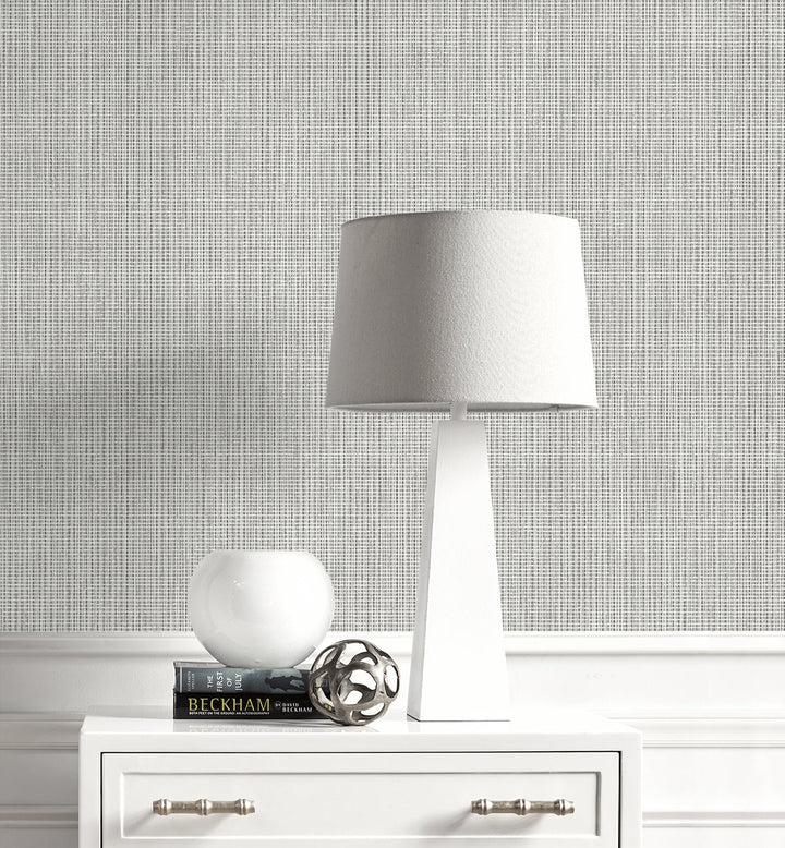 Queens Weave Alloy DC61003 by Collins & Company Designer Wallpaper