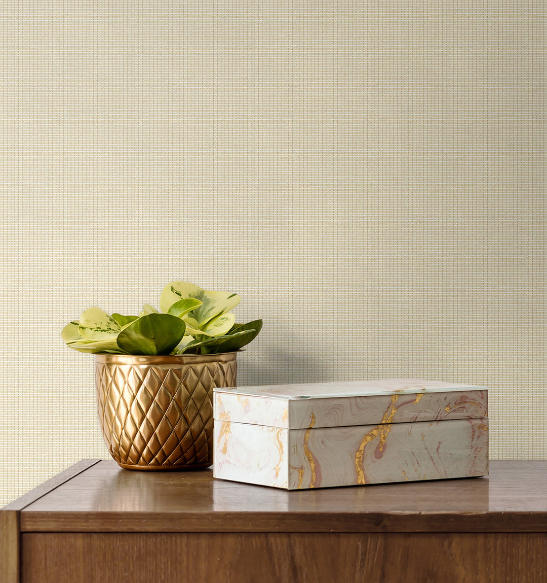 Queens Weave Warm Beige DC61005 by Collins & Company Designer Wallpaper