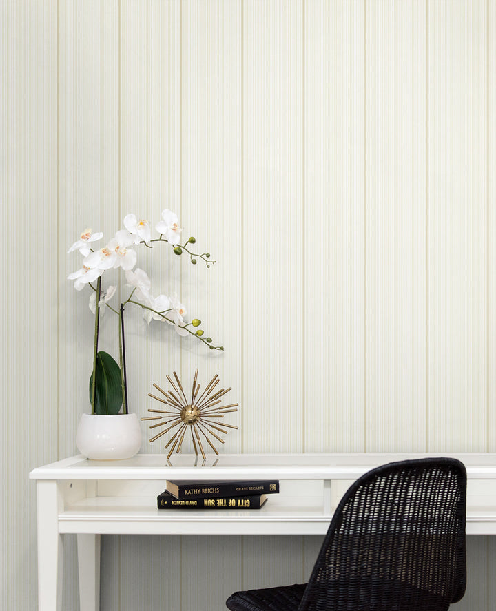 Rockefeller Stripe Honey Stick DC61403 by Collins & Company Designer Wallpaper