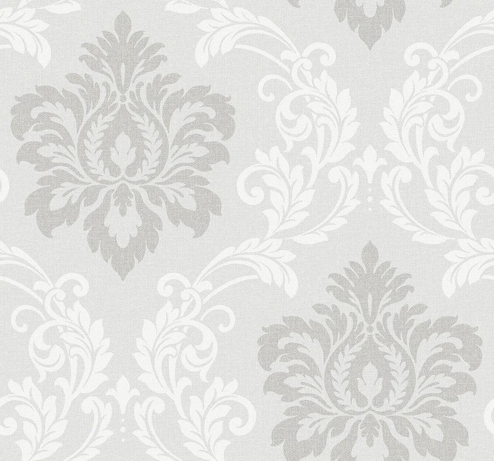 Deco Damask Cool Mist DC61608 by Collins & Company Designer Wallpaper