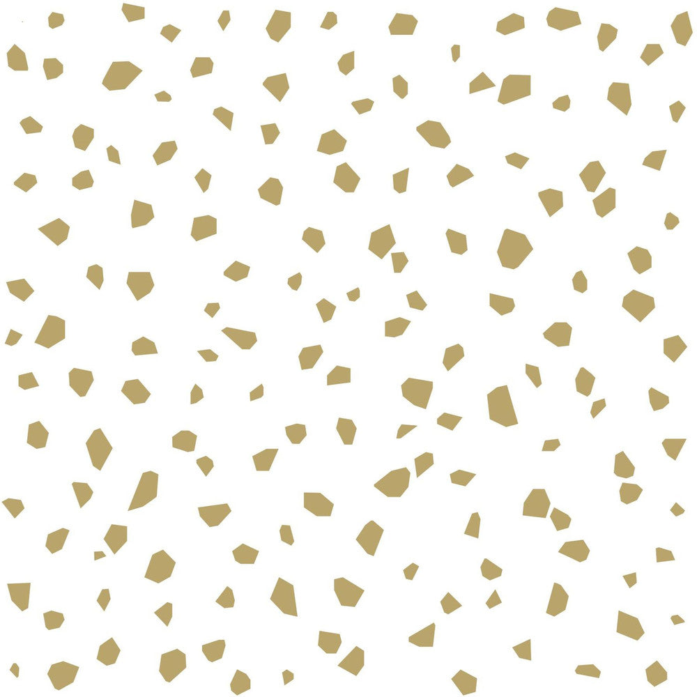 Confetti Gold Terrazzo Wallpaper by ESTA Home Designer Design Department Covers about 57.5 square feet 20.9-in by 33-ft long roll Unpasted 20.9 - Swanky Fabrics -