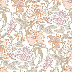 ESTA Home Wallpaper Persephone Pastel Spring Blossoms