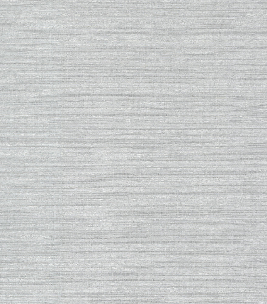 Shining Sisal Silver Metallic Wallpaper by York Wallcoverings Designer Shimmering Finishes Covers about 57.8 square feet 21-in by 33-ft long roll Unpasted 0 - Swanky Fabrics -