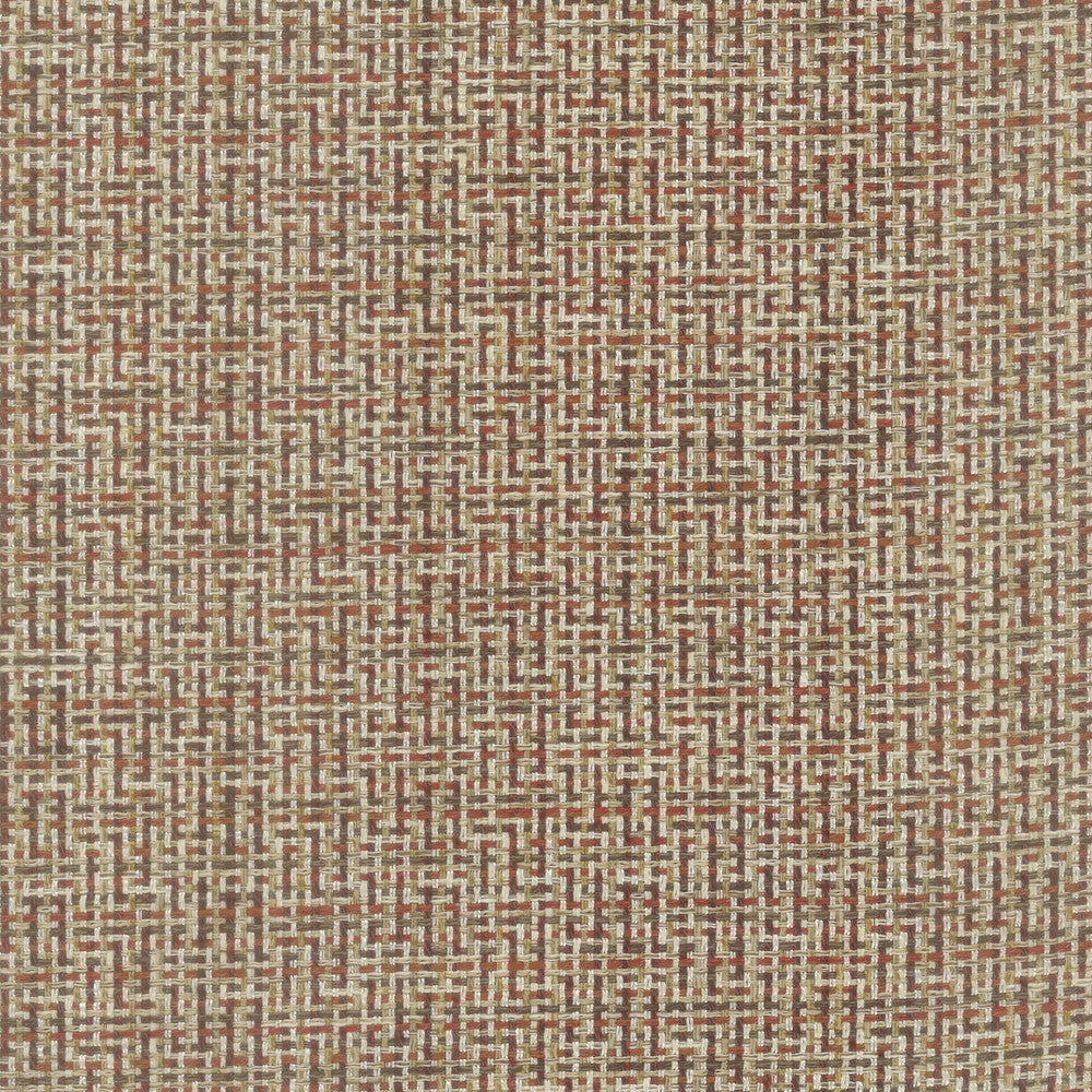 Dearborn 1 Henna by Stout Fabric Stout Fabric Dearborn 1 HennaFabric RAINBOW LIBRARY TILE/SORBET 60%POL 40%COT INDIA </p><p>Repeat: H: 0.250, V: 0.250 54 in - Fabric Carolina -