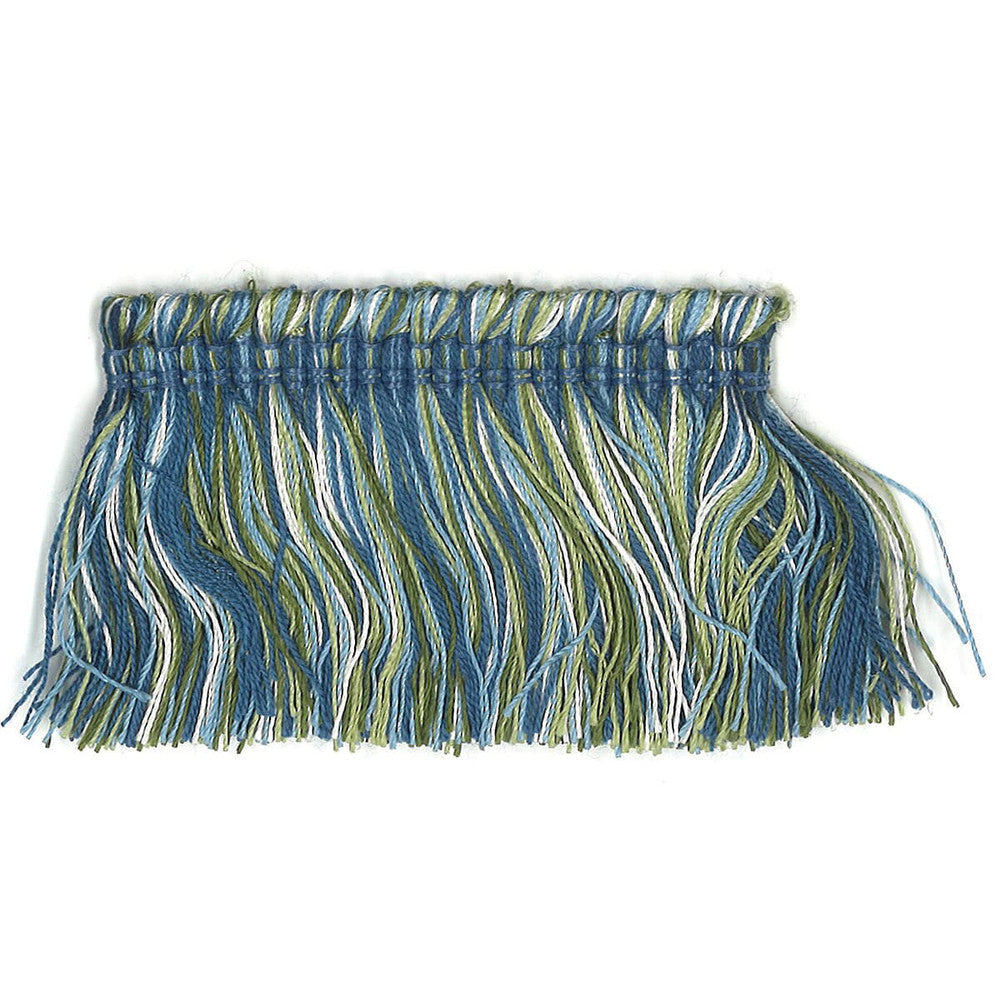 Debonair 23 Marine by Stout Designer Trim ART OF DESIGN TRIM-2 BRUSH FRINGE 100%SVI CHINA Horizontal: 0 and Vertical: 0 2 in - Swanky Fabrics -