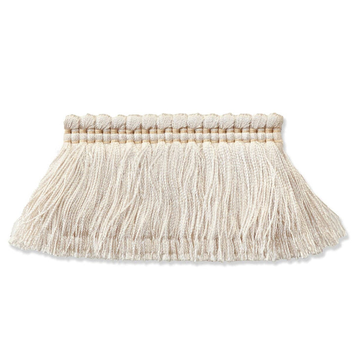 Debonair 31 Ivory by Stout Designer Trim ART OF DESIGN TRIM-2 BRUSH FRINGE 100%SVI CHINA Horizontal: 0 and Vertical: 0 2 in - Swanky Fabrics -