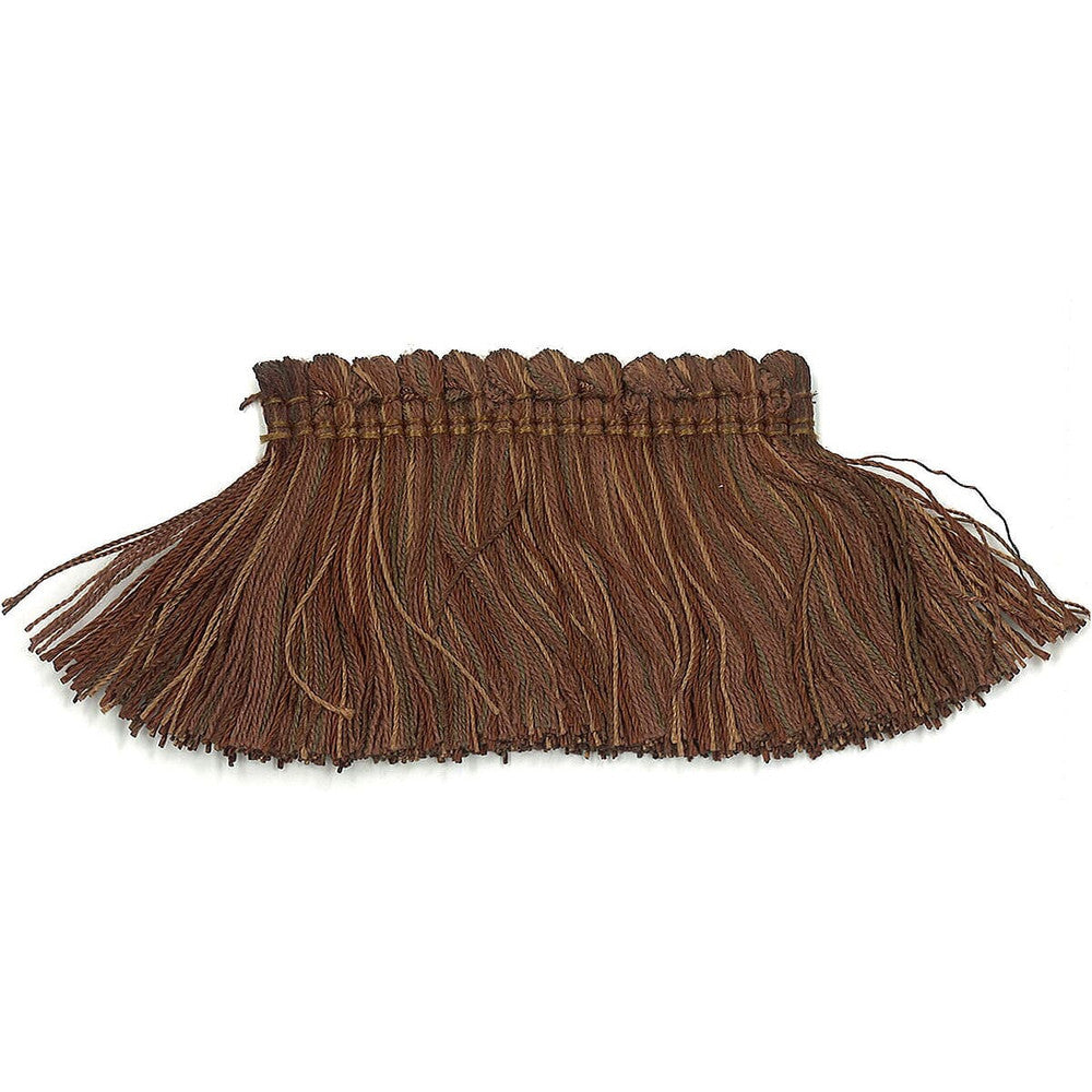 Debonair 3 Cocoa by Stout Designer Trim ART OF DESIGN TRIM-2 BRUSH FRINGE 100%SVI CHINA </p><p>Repeat: 0 2 in - Swanky Fabrics -