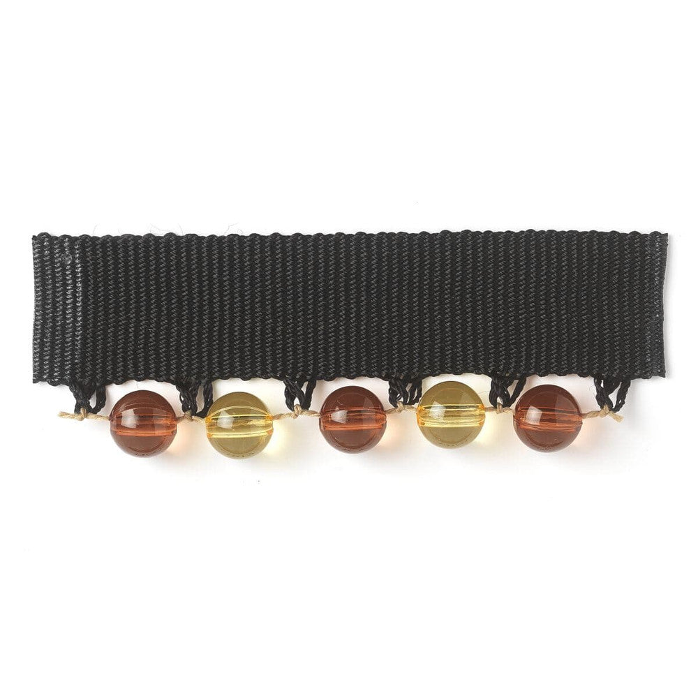 Deciblle 3 Ebony by Stout Designer Trim Mystique Trim 100% Spun Viscose CHINA Horizontal: 0 and Vertical: 0 0.88 in - Swanky Fabrics -