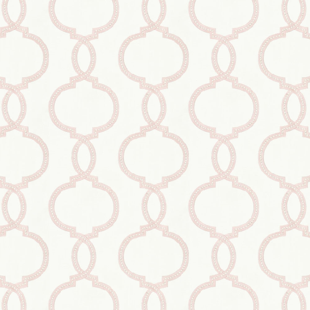 Deminski 2 Primrose by Stout Designer Fabric RAINBOW LIBRARY BLUSH/SORBET 48%COT 52%POL %BEMB INDIA Horizontal: 12.500 and Vertical: 8.875 51 in - Swanky Fabrics -