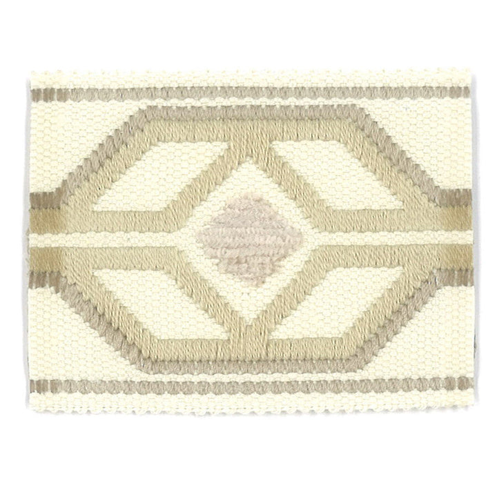 Dermotte 1 Biscuit by Stout Trim Stout Trim Dermotte 1 BiscuitTrim TREND ALERT TRIM CHINA </p><p>Repeat: H: 3.000, V: 0.000 2.13 in - Fabric Carolina -