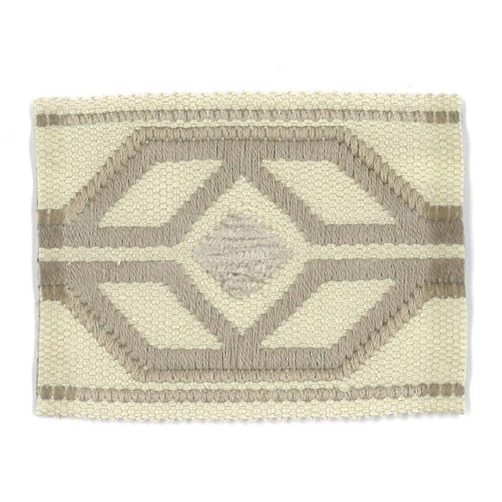 Dermotte 2 Driftwood by Stout Designer Trim TREND ALERT 56%SVI 35%LIN 9%COT CHINA </p><p>Repeat: 0 2.13 in - Swanky Fabrics -
