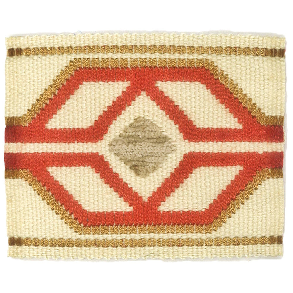 Dermotte 7 Spice by Stout Designer Trim TREND ALERT TRIM 56%SVI 35%LIN 9%COT CHINA Horizontal: 3 and Vertical: 0 2.13 in - Swanky Fabrics -